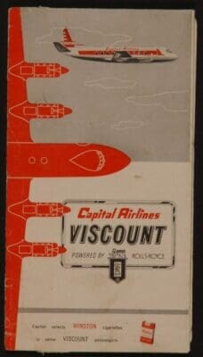 1956 Capital Airlines Viscount - Winston