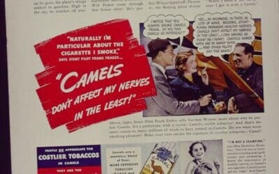 Camels don’t affect my nerves in the least