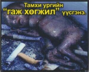 Mongolia-2014-Graphic Warning Secondhand Smoke